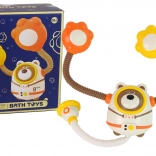 Divertente giocattolo d’acqua per il bagnetto - orsacchiotto astronauta con doccia a batteria