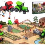Fattoria con animali e macchine, 49 pezzi – set di gioco per bambini