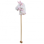 Cavallo rosa su bastone Bigjigs Toys