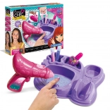 clementoni crazy chic unghie scintillanti – set creativo per decorare le unghie per bambini