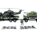 Trattore militare con soldato 80 cm