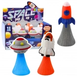 Astronave saltante con luci colorate 11cm