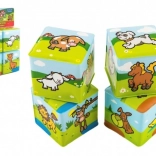 Cubetti in gommapiuma i miei primi animaletti 7 × 7 cm, 4 pz