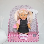 bambola Bambolina Nena 36 cm con biberon e maglietta di ricambio