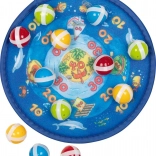 Goki bersaglio in velcro con 12 palline – oceano