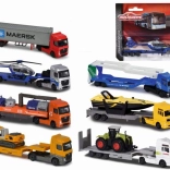 Camion metallico con rimorchio 20 cm mix - 1 pz