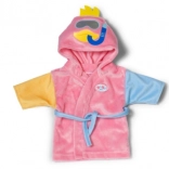 baby born accappatoio per bambole 43 cm con cappuccio e paperella