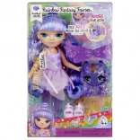 Rainbow High sorellina fata Amethyst (Purple) con animaletto