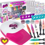 Set di pennarelli e accessori per la decorazione delle unghie per bambini