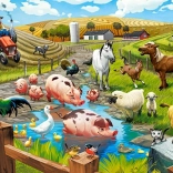 Puzzle 70 pezzi Life on the Farm