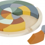 puzzle safari mandala in legno colorato small foot