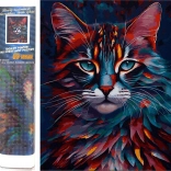 Pittura di diamante Sguardo fisso 30x40 cm