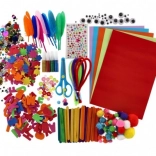 Set creativo per bambini in contenitore di plastica 12 × 21 × 12 cm