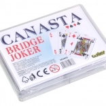 Carte Canasta in scatola di plastica