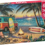 Puzzle Vita in caravan 500 pezzi
