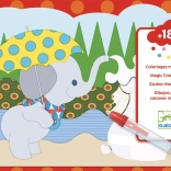 Libri da colorare ad acqua Attività degli animali