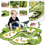 Pista da corsa dinosauri fai-da-te – 240 pezzi