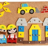 Gioco di martellamento Cantiere per bambini