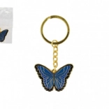 Portachiavi in metallo Farfalla