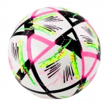 Pallone di gomma con motivi vivaci, bianco, 24 cm