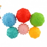 Set di palline sensoriche in gomma per neonati 6 pz