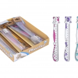 Righello con motivo di gatto 15 cm