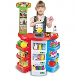 Supermercato per bambini con cassa e scanner 51 × 27 × 78 cm