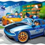 Puzzle Inseguimento della Polizia per bambini