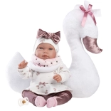 Llorens neonato bambola realistica parlante 44 cm con corpo morbido