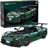 Set di costruzione CaDA auto sportiva LOTUS Exige Cup 430 1:8, verde scuro, 3730 pezzi