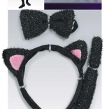 Set di accessori per bambini con motivo di gatti