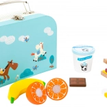 Valigetta porta-merenda blu Small Foot