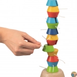 Torre di equilibrio GOKI Tugie – gioco da tavolo in legno per la famiglia
