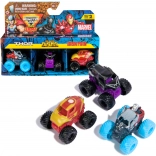 Set di monster truck Mini Jams MARVEL Thor, Black Panther e Iron Man 1:87