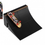 Fingerboard con componenti avvitabili e rampa, varianti assortite
