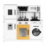 Grande cucina giocattolo in legno con luci e suoni ECOTOYS
