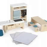 Mobili da cucina per la casa delle bambole