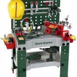 Banco da lavoro per bambini BOSCH con 150 pezzi