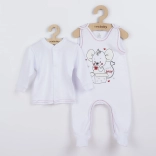 Set per neonati New Baby Mouse – bianco, in cotone