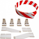 Parapetto e supporti per piste Carrera Evolution, Digital 132 e Digital 124 – set da 3 m