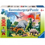 Puzzle Ravensburger Tra i dinosauri