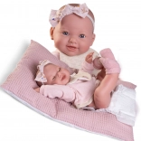 Bambola realistica neonato con corpo in vinile ammorbidito