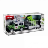 Auto con trazione JEEP con dinosauro