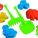 Set di Formine per Sabbia - Mezzi di Trasporto e Animali