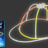 Cappello luminoso con bastoncini