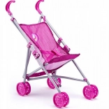 Passeggino sportivo rosa per bambini con unicorno