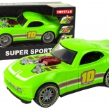 Auto sportiva verde 1:14 con suoni e luci