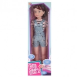 Bambola camminante castana 80 cm