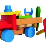 Detoa auto in legno da montare per bambini