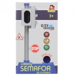 Semaforo con cartelli per bambini 24 × 14 cm con effetti luminosi